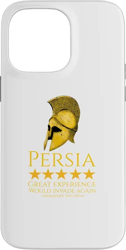 Vista 21 de iPhone 16 Alexander The Great - Persia - Ancient Greek History Meme Case