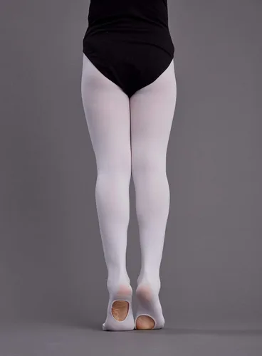 Vista 6 de MdnMd Mallas de ballet para niñas y mujeres, ultra suaves, convertibles, para danza, mallas de transición para niños pequeños y adultos