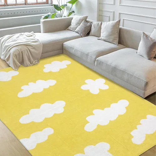 Vista 17 de USTIDE Alfombra de lana esponjosa con letras coloridas del alfabeto de 5 x 7 pulgadas para dormitorio de niños, lavable a máquina, tapete de juego
