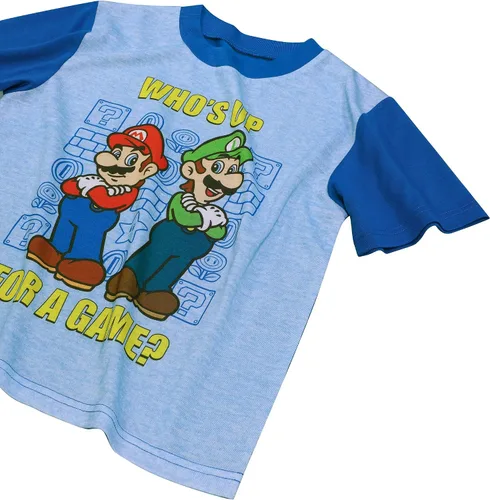 Vista 3 de SUPER MARIO Conjunto de pijama para niños, Kart Racers
