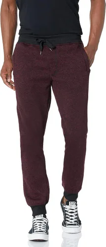 Vista 16 de Southpole, 1570 - Pantalones deportivos básicos tipo jogger de forro polar para hombre Negro