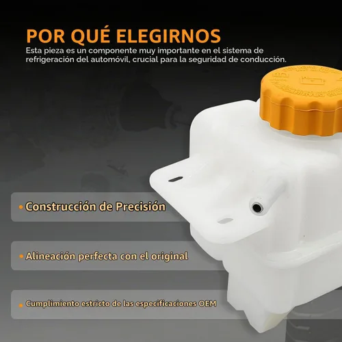 Vista 4 de BRTEC Depósito de refrigerante con tapa para Chevy Aveo Aveo5 Pontiac G3