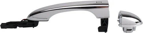 Vista 57 de TRQ Manija de puerta exterior delantera derecha cromada para el lado del pasajero compatible con Chrysler 300 Dodge Journey 2011-2020