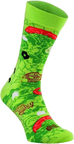 Vista 5 de Rainbow Socks - Calcetines de algodón para mujer y hombre, diseño de ensalada griega saludable
