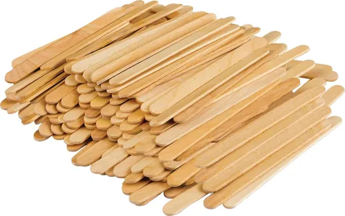Vista 2 de Teacher Created Resources Palitos para manualidades, caja de 500 unidades, madera de abedul premium, 4 1/2 x 3/8 pulgadas, natural sin terminar