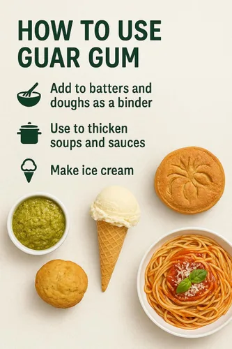 Vista 4 de Foods Alive Polvo de goma guar orgánica, agente espesante a base de plantas, carpeta sin gluten, gelatina kosher, vegano, goma xantana sustituta, 8