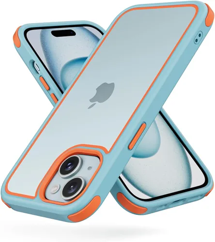 Vista 70 de Mobnano Funda transparente para iPhone 11, con protección multicolor a prueba de golpes, no amarillenta, anti arañazos, parte trasera
