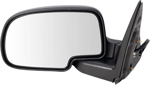 Vista 107 de TRQ Espejo plegable con calefacción eléctrica del lado del conductor con indicador de punto ciego pintura a juego negro liso compatible con Kia