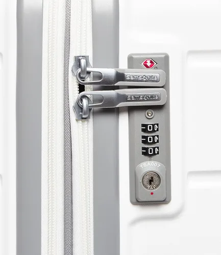 Vista 4 de Samsonite Freeform Maleta rígida, expandible con ruedas dobles giratorias, Blanco