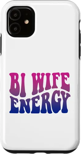 Vista 8 de iPhone 13 Pro Bi Wife Energy Bisexual Pride Bisexual Flag Retro Vintage Case