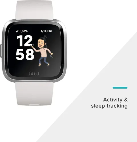 Vista 2 de Fitbit Versa Lite Edition - Reloj inteligente, GPS, talla única (correas S y L incluidas)