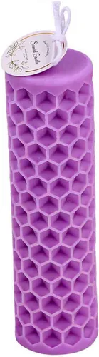 Vista 17 de Grainrain Molde de silicona con diseño de flor de corazón 3D, molde de vela de pilar decorado, moldes de silicona hechos a mano para velas, cera