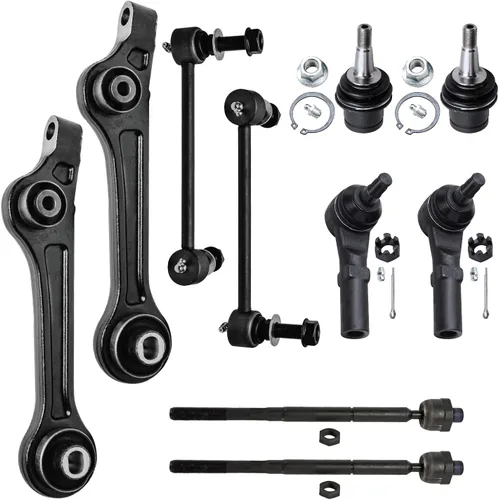 Vista 49 de Detroit Axle - Kit de suspensión frontal de 10 piezas para Dodge Avenger 2008-2014, Chrysler Sebring 2007-2010, 2 brazos de control inferiores, 2