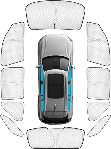 Vista 76 de KMF 6 piezas de parasoles gruesos para Mazda 3 Hatchback (No Sedán) 2014-2018 Accesorios, parasoles completos para parabrisas y ventanas de coche