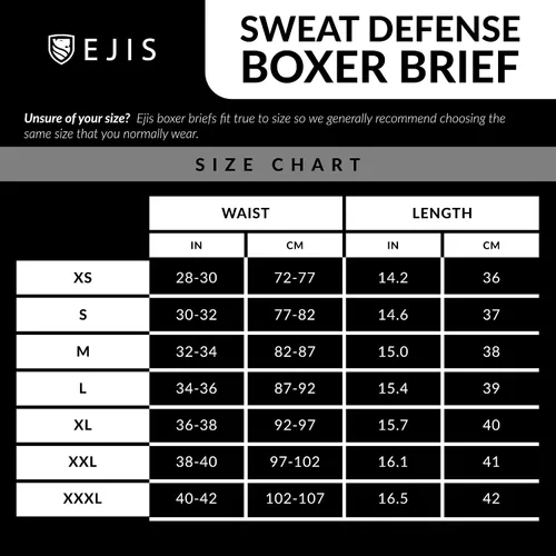 Vista 6 de Ejis Sweat Defense Boxer Brief Fly Micro Modal a prueba de sudor
