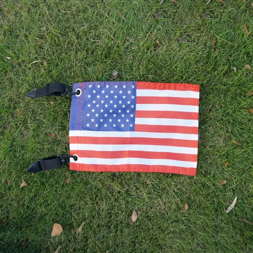 Vista 6 de MOTAIN Easy Installation Golf Cart Flag Holder,Elastic Strap Bracket with 6 * 9'' Handicap Flag for Seniors Handicapped Disability