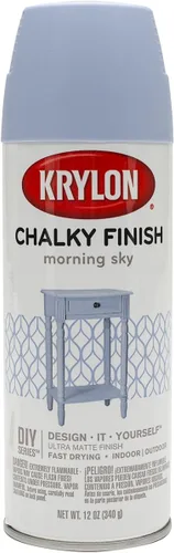 Vista 13 de Krylon K04104007 Pintura en aerosol de acabado mate, gris anvil, 12 onzas
