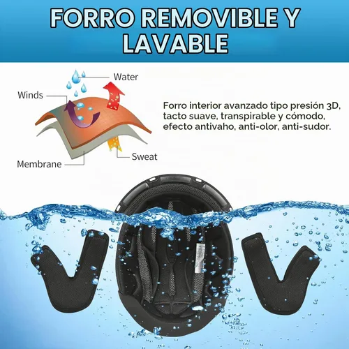 Vista 5 de Casco modular Bluetooth para motocicleta, aprobado por DOT, doble visera completa, abatible, Bluetooth, casco de motocicleta integrado para adultos