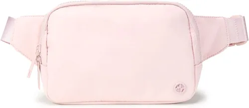 Vista 26 de Bolsa de Cinturón Pander Grande 2L, Riñonera de Nylon para Mujeres y Hombres con Correa Ajustable Negro Onyx
