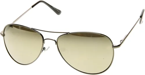 Vista 3 de zeroUV FULL MIRROR - Gafas de sol de aviador de metal con espejo