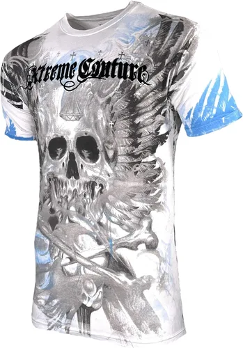 Vista 4 de Xtreme Couture by Affliction Camiseta para hombre The Edge White