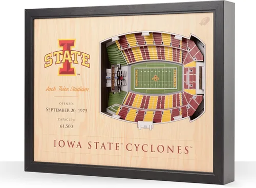Vista 50 de YouTheFan NCAA Arte de Pared StadiumView de 25 Capas