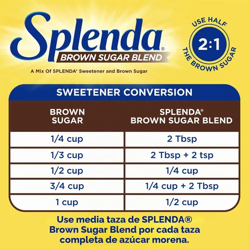 Vista 3 de SPLENDA para hornear, bolsa de 1 libra mezcla de azúcar morena 16 onzas