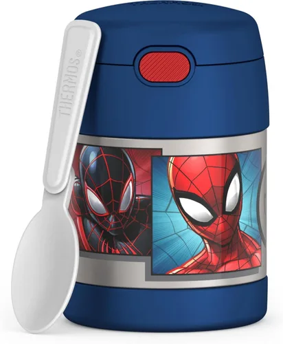 Vista 18 de THERMOS FUNTAINER - Tarro de comida para niños con cuchara, 10 onzas, Baby Shark