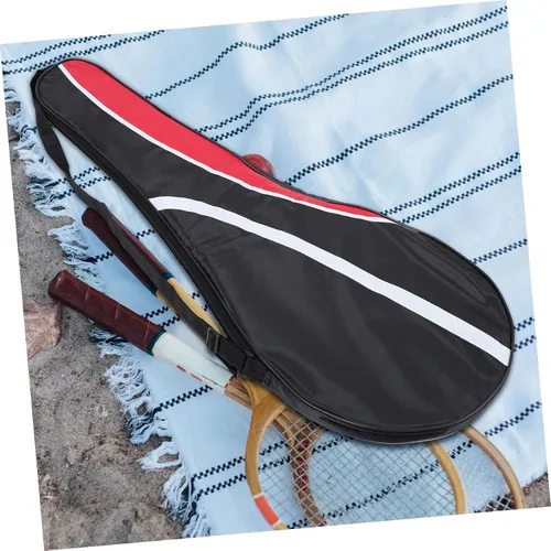 Vista 6 de Toddmomy Bolsa de raqueta de bádminton Tenis Negros Niños Traje Sudor Bádminton Raqueta Cubierta Raqueta Organización Bolsa Organizador Hombre