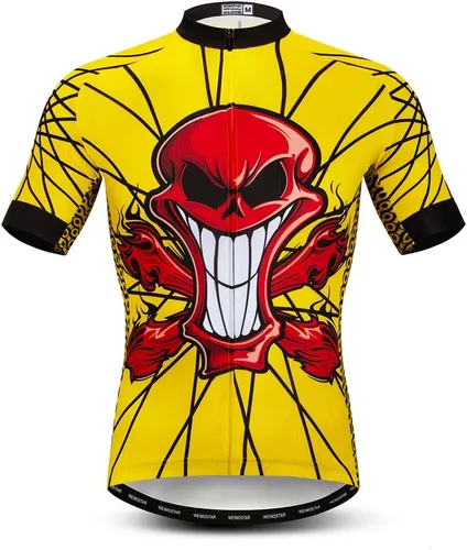 Vista 36 de Camisetas de ciclismo para hombre, camiseta de ciclismo de montaña, manga corta, transpirable, camisetas de ciclismo de secado rápido