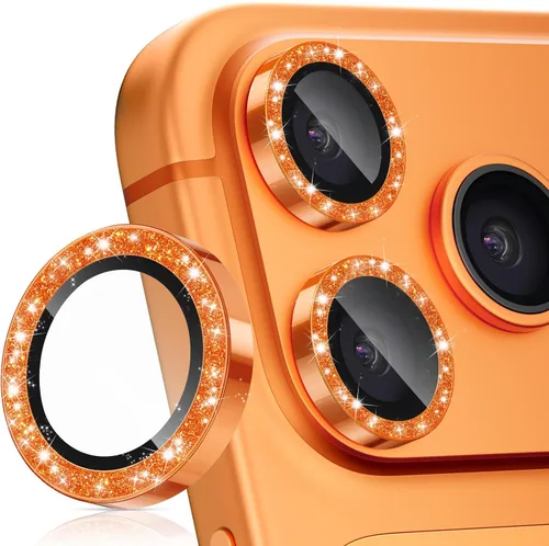 Vista 10 de imluckies Protector de lente de cámara para iPhone 17 Pro, iPhone 17 Pro Max, iPhone 16 Pro, iPhone 16 Pro Max, vidrio templado AR+AF y dureza 9H