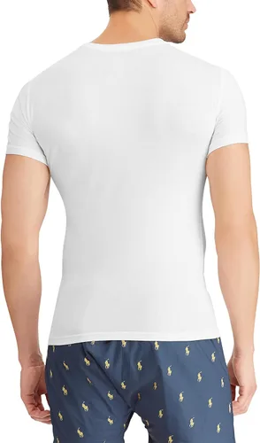 Vista 3 de Playera polo Ralph Lauren ajustada para hombre con paquete de 3 unidades y tejido absorbente
