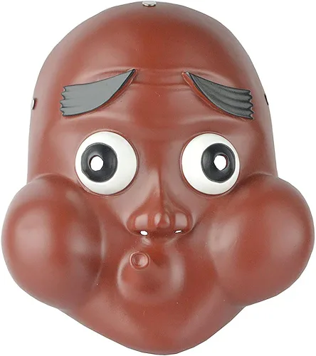 Vista 2 de Kamado Tanjirou Cosplay máscara Tengu máscara de zorro máscara de mascarada vestir Cosplay accesorios para adultos Halloween
