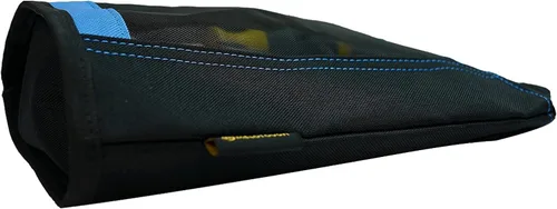 Vista 5 de Bolsa de herramientas de lona con cremallera MELOTOUGH, bolsa de herramientas con cierre, bolsa de malla resistente con ventana, ojales para colgar