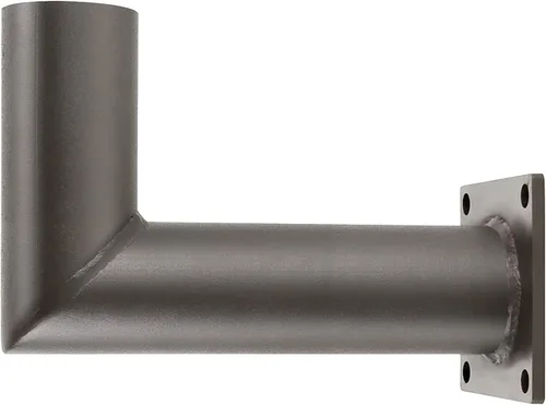 Vista 11 de Adaptador de espiga horizontal cuadrado de 180 grados con 2 brazos para poste cuadrado de 4 pulgadas, 2 soportes de montaje horizontales más gruesos