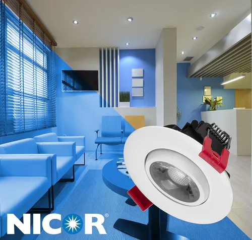 Vista 11 de NICOR Lighting DGD311203KRDBK - Focos empotrados LED, color negro