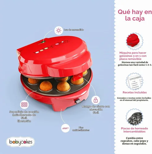 Vista 4 de Babycakes Multi-Treat panificadora