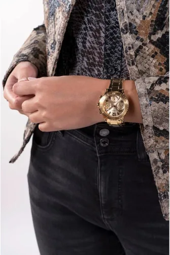 Vista 6 de GUESS US Womens Gold-Tone Multifunction Watch