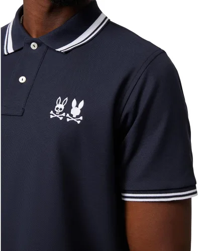 Vista 3 de Psycho Bunny Kingwood Piqué Polo Navy MD (US Hombre 5), marino