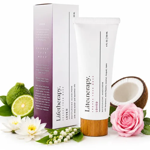 Vista 11 de Lifetherapy Crema de manos hidratante Crema de manos y uñas de aceite de oliva de rápida absorción no grasa (energizada)