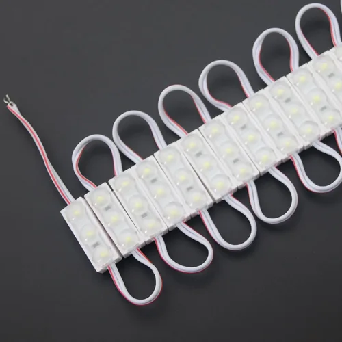Vista 5 de 200pcs mini 3 LED Sign Storefront Lights Module blanco Super brillante 2835 SMD impermeable para letreros de letras publicitarias con cinta adhesiva