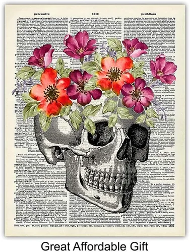 Vista 3 de Decoración artística de pared de corazón, cráneo, cerebro, pulmones, riñón, hígado, decoración de habitación de anatomía humana, decoración
