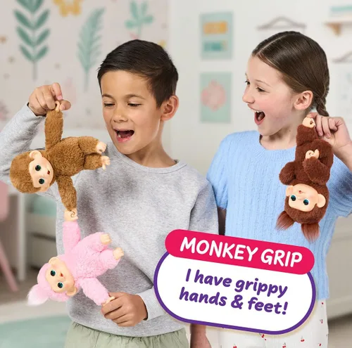 Vista 5 de Little Live Pets Baby Monkey Minis – Chikki Cherry, Interactive Pet