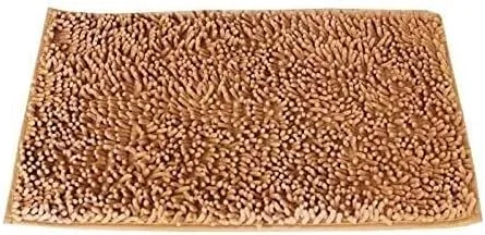 Vista 10 de JYDQM Tapete de baño grueso con memoria para inodoro, bañera, sala de estar, puerta, baño, absorbente, tapete antideslizante para el suelo del pie