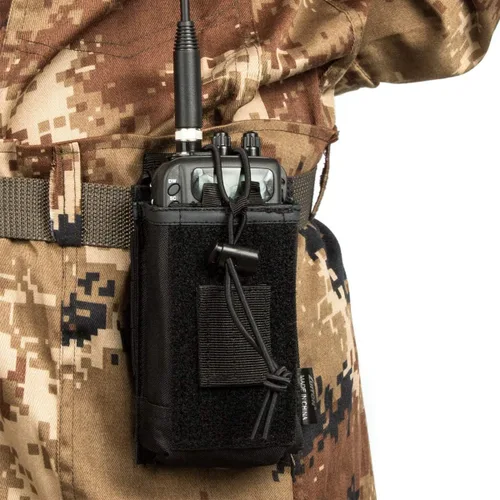 Vista 2 de LUITON Funda de radio táctica - Soporte de radio Molle resistente para Walkie Talkies bidireccionales
