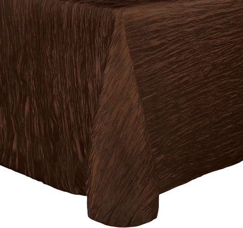 Vista 18 de Ultimate Textile Delano Crinkle - Mantel ovalado de tafetán (50 x 90 pulgadas), color negro