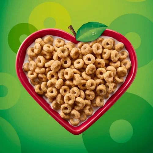 Vista 2 de Apple Cinnamon Cheerios 25% menos azúcar, tazón de una sola porción, 96