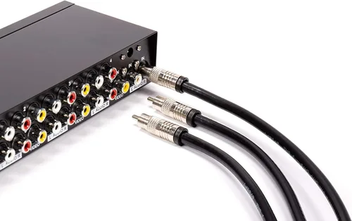 Vista 7 de THE CIMPLE CO - Conectores de compresión RCA para cable coaxial RG6 - Conexiones macho universales para RCA, subwoofer, compuesto, componente