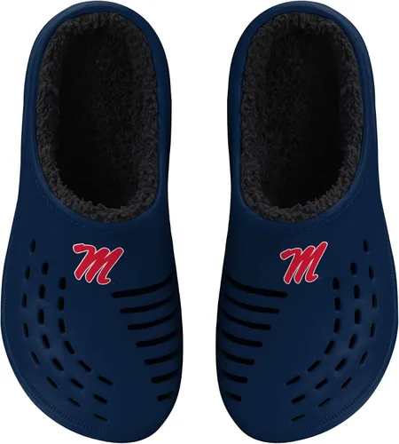 Vista 12 de FOCO Men's NCAA Sherpa Lined Big Logo Clog