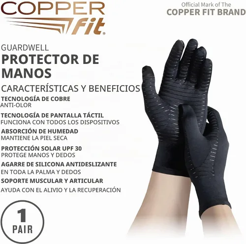 Vista 2 de Copper Fit Guardwell Guantes de protección completa para las manos